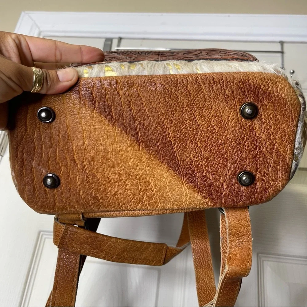 American Darling Cowhide Genuine Leather Backpack